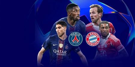 باريس سان جيرمان يصطدم ببايرن ميونخ الليلة في قمة نارية بدوري أبطال أوروبا
