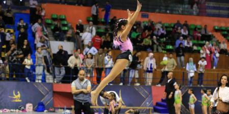 فيروز أحمد حسن تحصد ذهبية وكأس بطولة الجمهورية للجمباز تحت السابعة