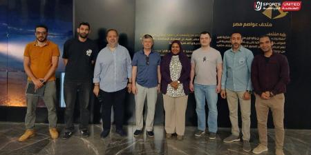 وفد روسي يتفقد ستاد العاصمة استعداداً لودية الفراعنة في مايو.. صور