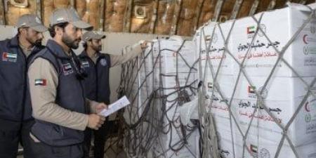 الإمارات تعلن وصول آخر طائرات جسر حميد الجوى إلى العريش لدعم غزة