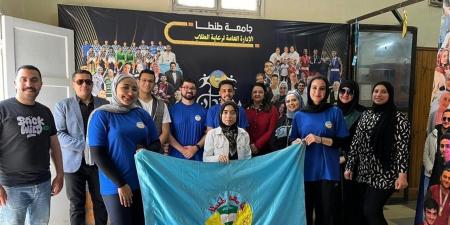 طلاب جامعة طنطا يحصدون المراكز الأولى بالملتقى القمي الثاني عشر للجامعات