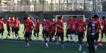 منتخب مصر للشباب يخوض مرانه الأول استعدادا لوديتيّ عمان