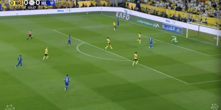 النصر ضد الهلال.. ملخص اهداف ونتيجه مباراه النصر والهلال في دوري روشن السعودي بعد مرور 20 دقيقة