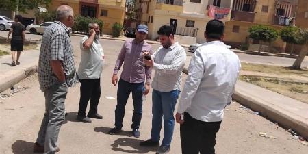 جولة ميدانية موسعة لنائب رئيس جهاز مدينة السادات لمتابعة مستوى الخدمات
