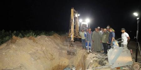 "مياه البحيرة" تعلن نجاح ربط خط طرد صلاح العبد بوادي النطرون