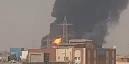 نشوب حريق هائل بأحد مصانع المنطقة الصناعية الثالثة بالعاشر من رمضان