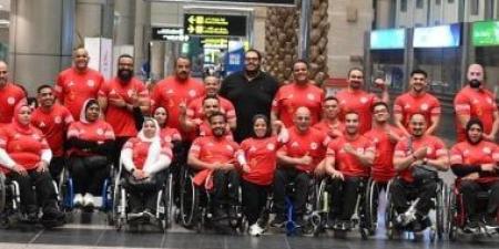 بعثة رفع الأثقال البارالمبي تتوجه إلى الجزائر لخوض بطولة أمم أفريقيا
