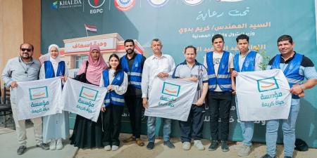 مؤسسة حياة كريمة تفتتح وحدة إسعاف نموذجية بقرية طما فيوم بمركز أهناسيا _ بني سويف