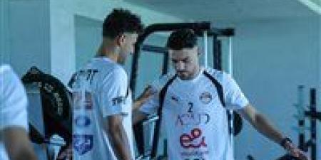 منتخب مصر يخوض تدريب في "الجيم" استعداداً لودية روسيا.. صور