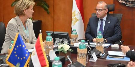 وزير الاستثمار يناقش مع سفيرة الاتحاد الأوروبي آفاق تطوير الشراكة الاقتصادية التجارية