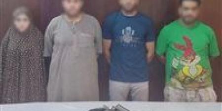ضبط 4 متهمين بينهم سيدة تخصصوا في نشل كروت الفيزا في المرج
