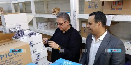 وكيل صحة كفر الشيخ يتفقد إدارة ومخازن الصيدلة لضمان توافر الأدوية والمستلزمات