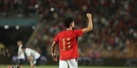 زيكو يسجل أول أهدافه الدولية ويمنح منتخب مصر التقدم أمام روسيا
