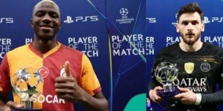 أوسيمين وكفاراتسخيليا يتصدران نجوم رجل المباراة فى دوري أبطال أوروبا