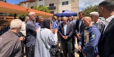 السفير الفلسطيني بلبنان يتابع أوضاع النازحين.. "يونيسف": أطفال غزة محاصرون