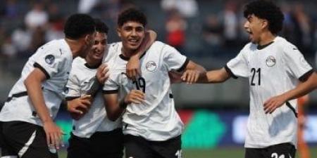 منتخب مصر بالأبيض أمام المغرب فى مباراة «برونزية» أمم أفريقيا للناشئين