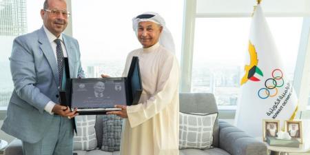 الأولمبية المصرية توقع برتوكول تعاون مع الكويتية بحضور الصباح  والمسلم وإدريس