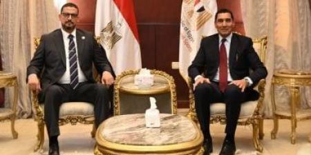 وزير الشباب والرياضة يلتقى نظيره الليبى لبحث سبل تكثيف التعاون المشترك