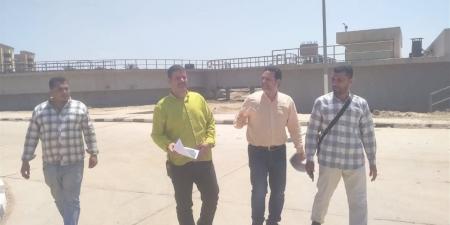 ضمن حياة كريمة.. رئيس مدينة منوف يتفقد محطة معالجة الصرف الصحي بكفر السنابسة