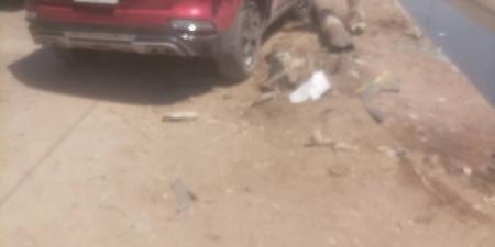 إصابة عروسين إثر انقلاب سيارتهم فى زفة بالغربية