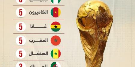 نيجيريا تتصدر سجل الانتصارات الأفريقية في كأس العالم.. إنفوجراف