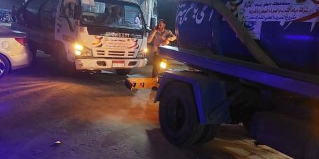 تدخل عاجل من مياه الغربية لحل أزمة طفح الصرف الصحي بميت حبيش البحرية