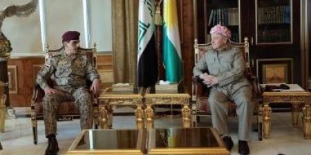 مسعود بارزاني يستقبل رئيس أركان الجيش العراقي