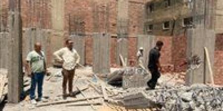 ​إزالة عقار مخالف بعين شمس وإيقاف أعمال عقار مخالف بالألف مسكن