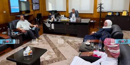رئيس مياه مطروح يستقبل أعضاء مجلس الشيوخ لمناقشة شكاوى المواطنين