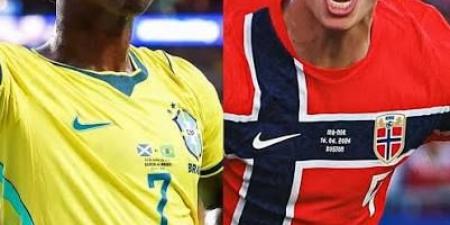 البرازيل أمام اختبار نرويجي صعب.. هل يحسمها أنشيلوتي أم يفعلها هالاند؟