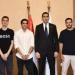 وزير الرياضة يكرم 3 من أبطال الاسكواش تقديرا لإنجازاتهم المميزة