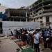 فلسطينيون يؤدون صلاة عيد الأضحى على أنقاض المساجد المدمرة فى قطاع غزة
