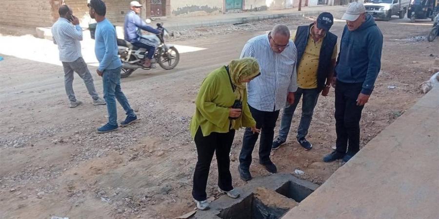 حي العامرية أول يتابع أعمال رفع كفاءة الطرق والمرافق