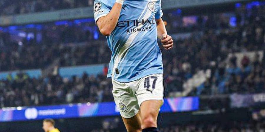 عمر مرموش يشارك في فوز مانشستر سيتي على بوروسيا دورتموند (1/4) في دوري أبطال أوروبا