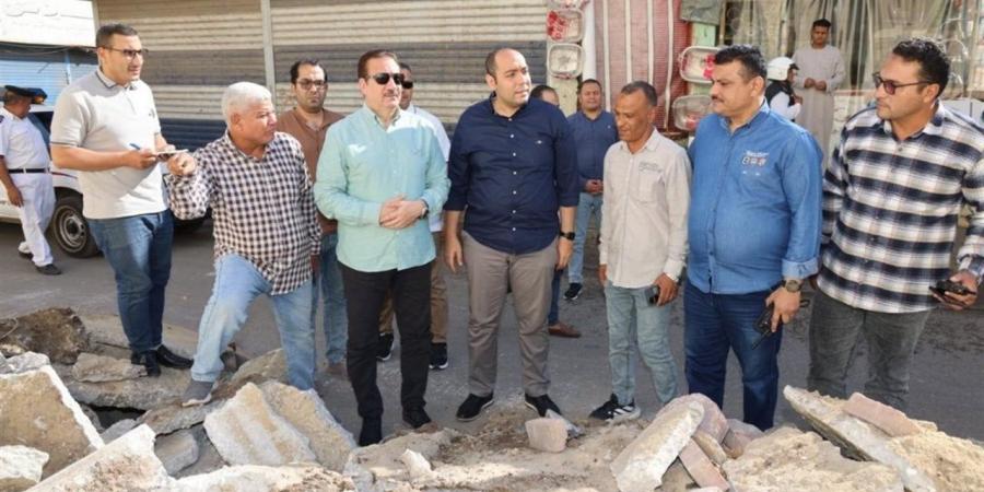 محافظ المنوفية يتفقد أعمال تطوير ورفع كفاءة المنطقة المحيطة بالمسجد العباسي