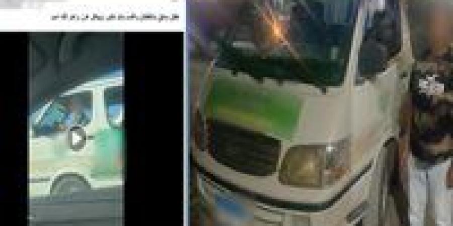 تلاميذ معرضون للخطر.. طفل يقود ميكروباص مدرسة بالإسكندرية