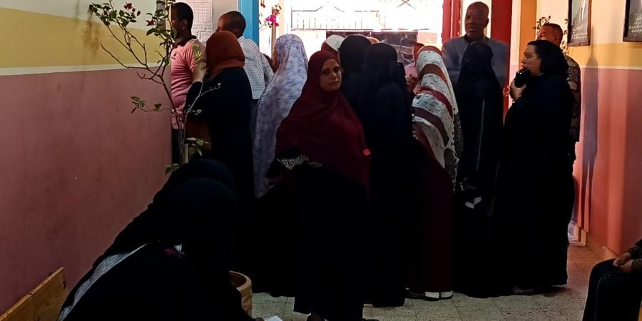 إقبال ملحوظ من الناخبين على اللجان في اليوم الأول لانتخابات النواب بأسوان