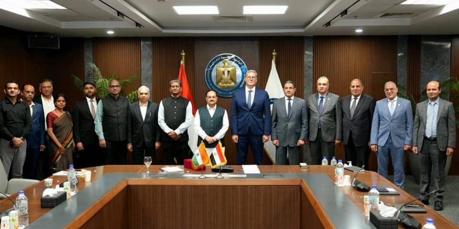 مباحثات مصرية هندية في مجالات الغاز والتعدين والبتروكيماويات