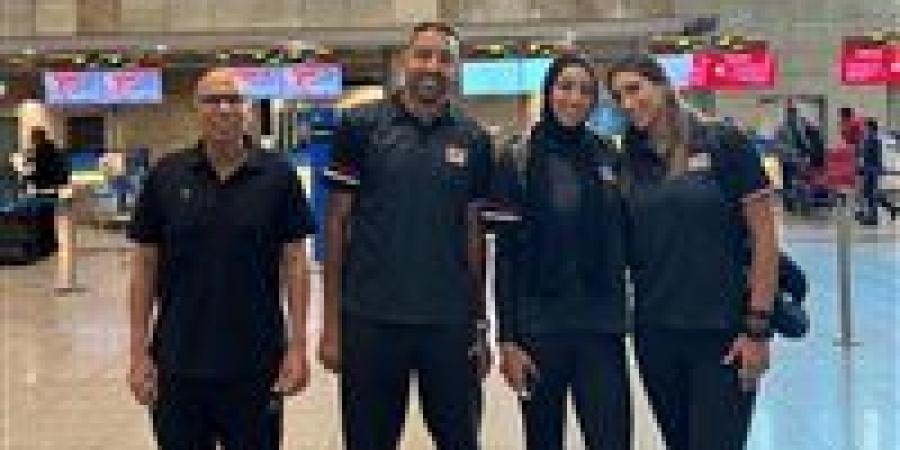 بعثة سيدات منتخب الطائرة الشاطئية تغادر إلى أستراليا للمشاركة في بطولة العالم