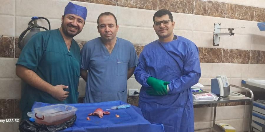 نجاح إجراء عملية جراحية كبرى لتحديد مرحلة ورم خبيث ببطانة الرحم بالمستشفى الجامعي ببني سويف