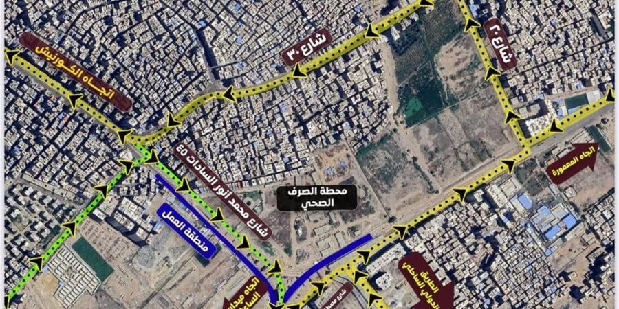 تحويلة مرورية مؤقتة بشارع 45 لاستكمال مشروع كوبري الفريق سليمان عزت