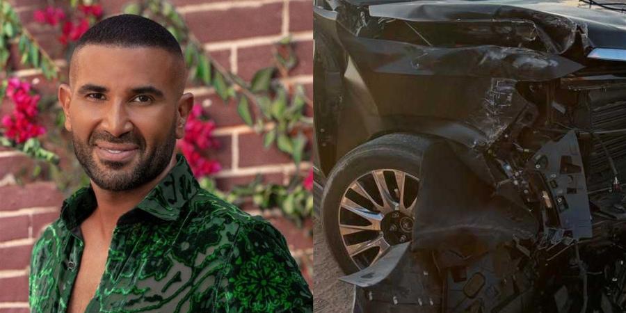 حادثتين في 5 شهور.. أحمد سعد يخسر سيارة جديدة ويصاب في الظهر والفقرات