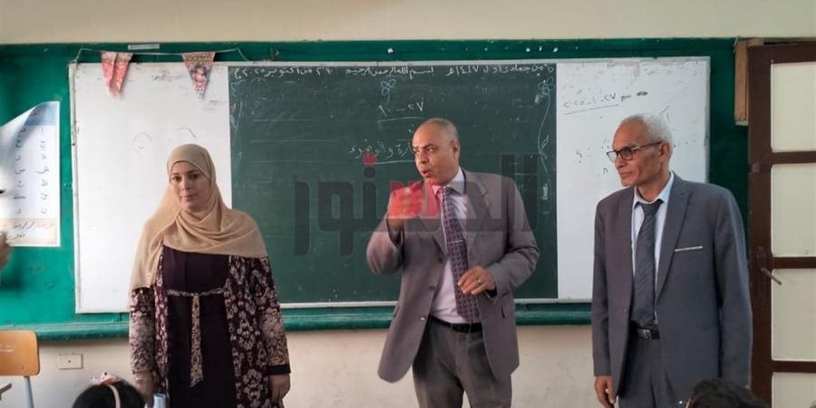 "تعليم الغربية" يتابع سير الدراسة بمدارس غرب طنطا