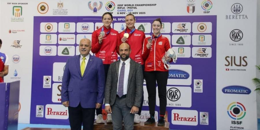 ذهبيات حاسمة وتألق لافت فى يوم نارى ببطولة العالم للرماية بالعاصمة الجديدة