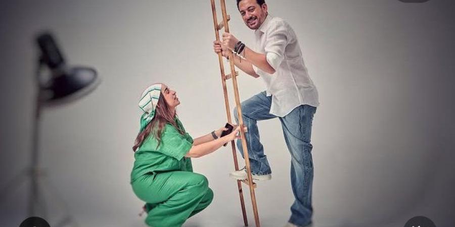 زوجة دياب تهنئه بعيد ميلاده: استمر في التسلق وأنا هنا امسك السلم