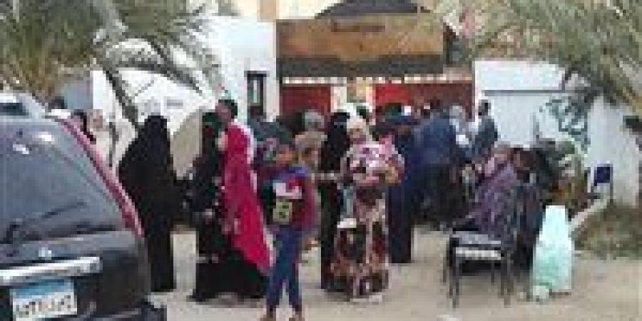 مشاركة واسعة من السيدات فى في انتخابات مجلس النواب بأسيوط
