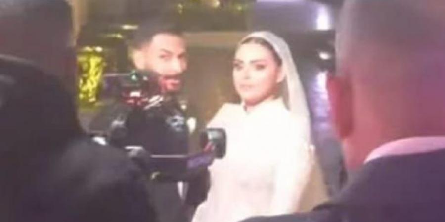 الصورة الأولى من حفل زفاف فريدة ابنة الفنان محمد هنيدي