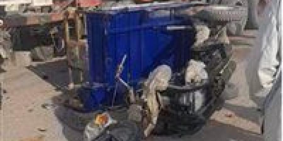 إصابة 6 أشخاص في حادث سيارة وتروسيكل بالفيوم