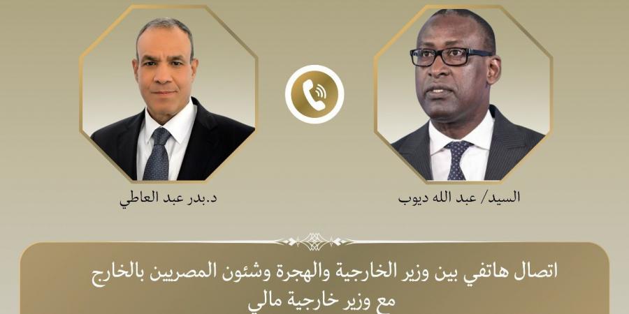 وزير الخارجية: مصر تدعم جهود حكومة مالي في مكافحة الإرهاب والتطرف وبسط الأمن والاستقرار
