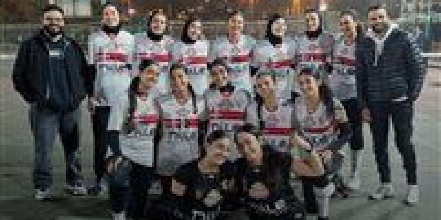 شابات طائرة الزمالك يهزمن المقاولون في انطلاق الدور الثاني ببطولة الجمهورية